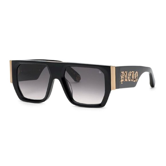 NWT SUNGLASSES PHILIPP PLEIN BLACK GOLD